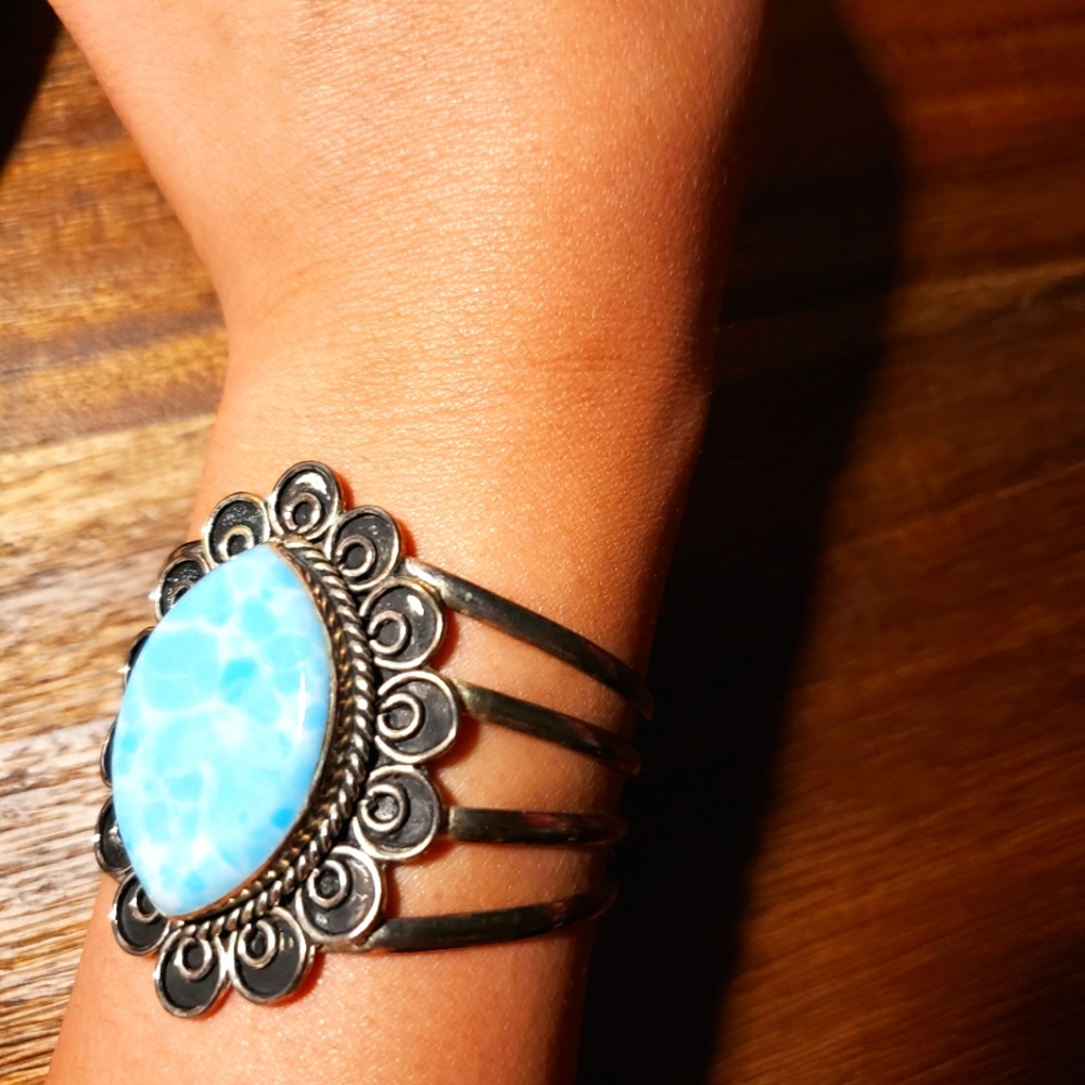 Silver Cuff Bracelet - Picture 6 of 14